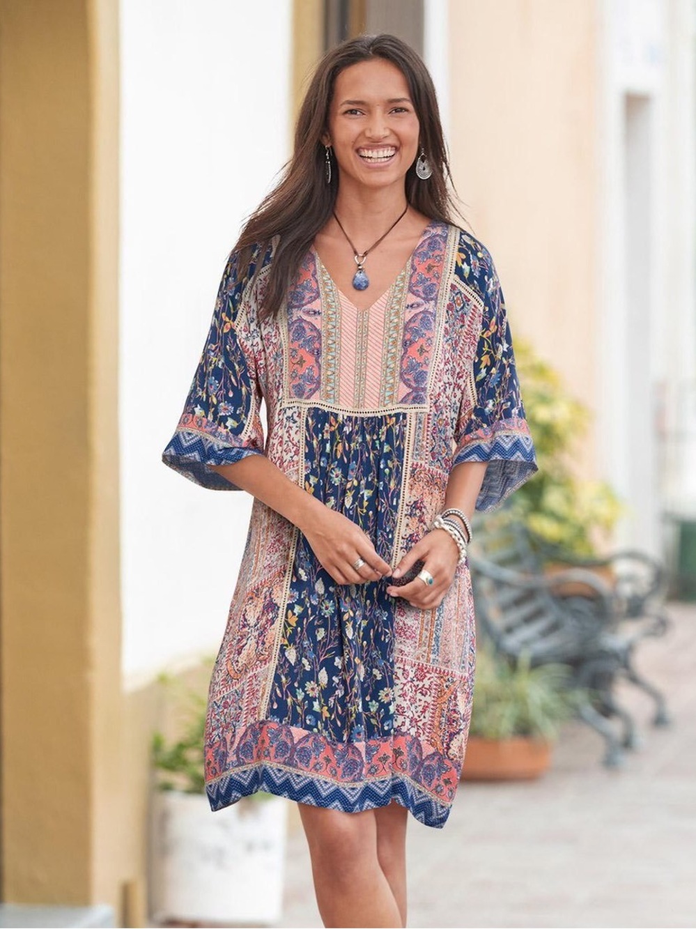 Sundance ‘My Favorite Dress’ Bohemian Patchwork Dress
